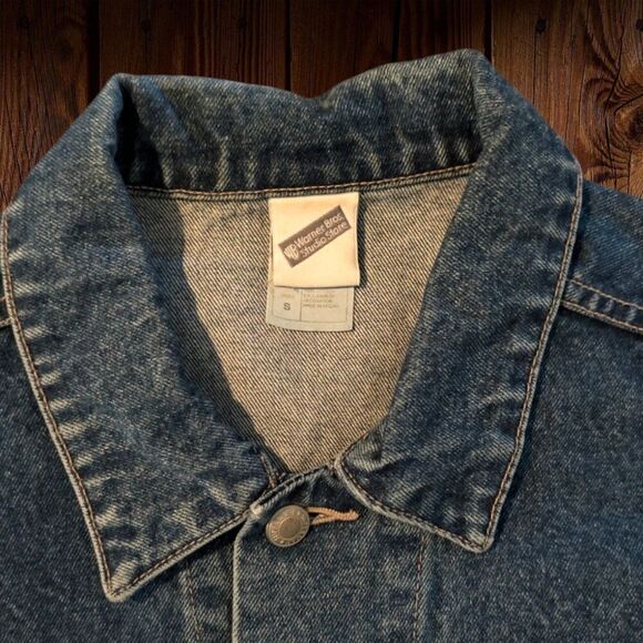 Vintage Superman Warner Bros DC Comics Denim Jacket Men's Small - Picture 3 of 6